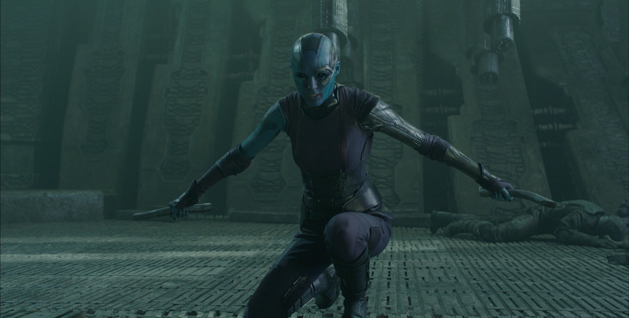 Karen Gillan stars as Nebula in Marvel Studios' Guardians of the Galaxy (2014)