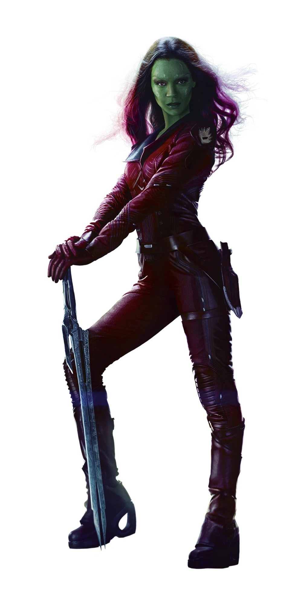 Zoe Saldana stars as Gamora in Marvel Studios' Guardians of the Galaxy (2014)