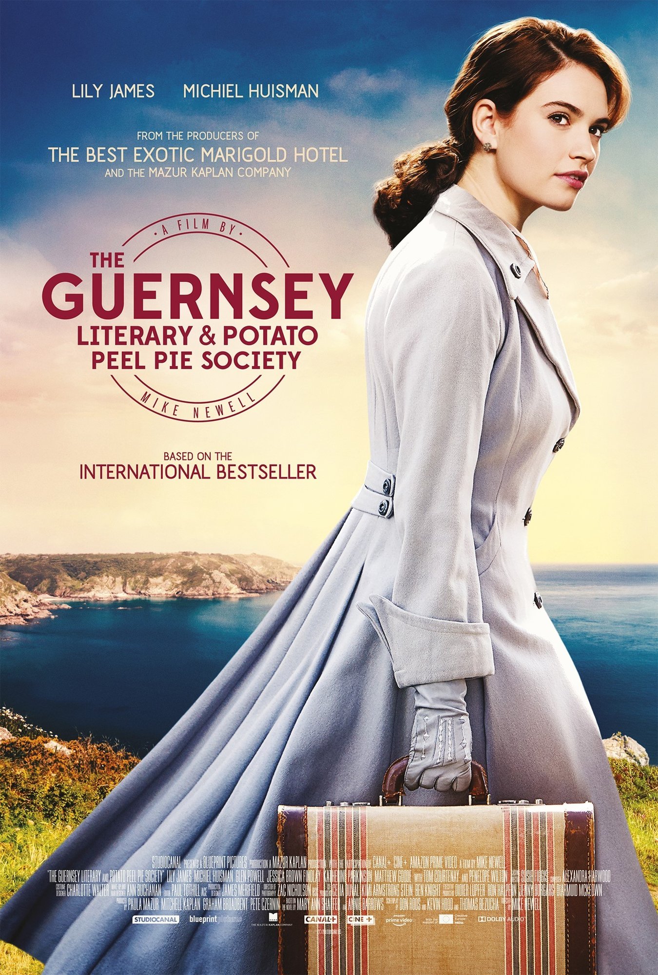 Poster of Netflix's The Guernsey Literary and Potato Peel Pie Society (2018)