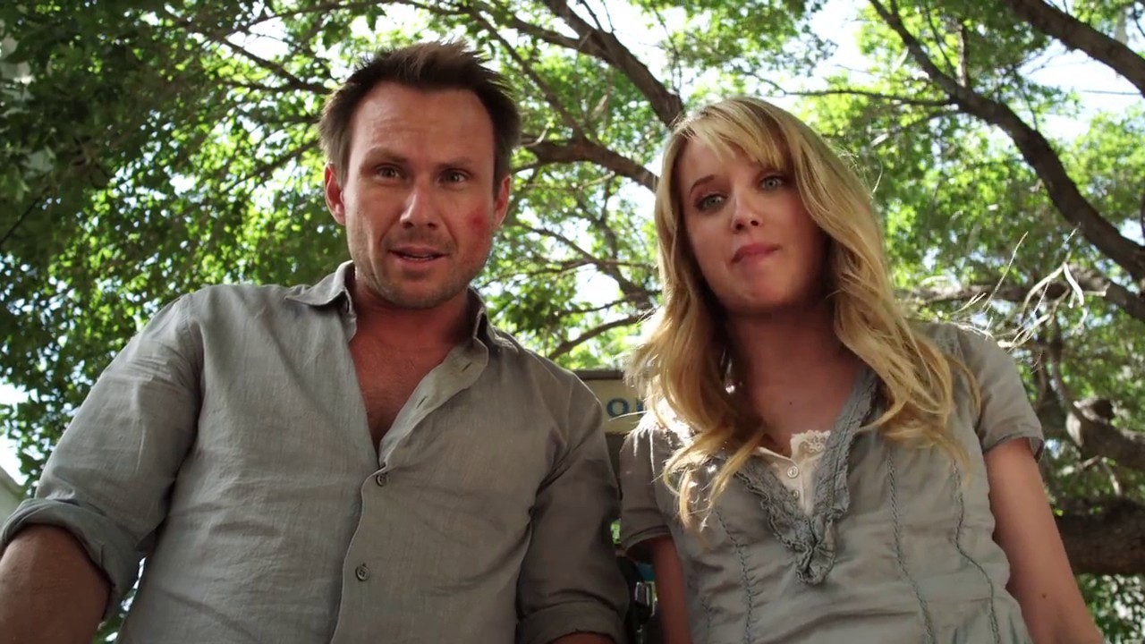 Christian Slater stars as John Smith and Megan Park stars as Cindy in Independent Pictures' Guns, Girls & Gambling (2012)