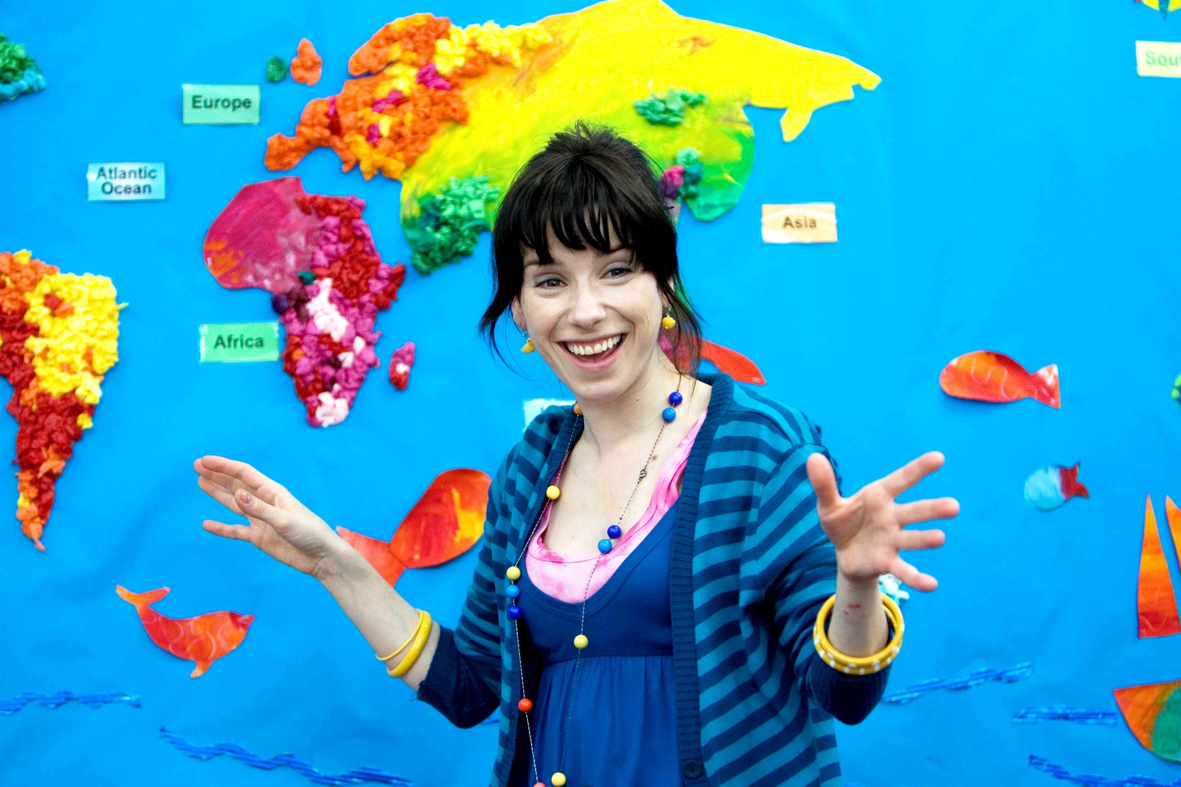 Sally Hawkins stars as Poppy in Miramax Films' Happy-Go-Lucky (2008)