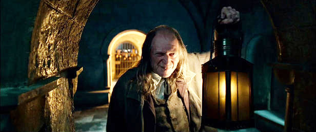 David Bradley stars as Argus Filch in Warner Bros. Pictures' Harry Potter and the Deathly Hallows: Part I (2010)