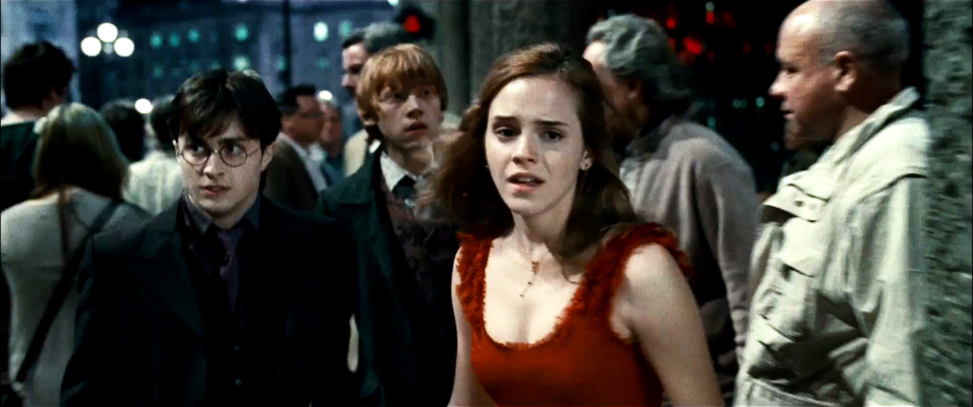 Daniel Radcliffe, Emma Watson and Rupert Grint in Warner Bros. Pictures' Harry Potter and the Deathly Hallows: Part I (2010)