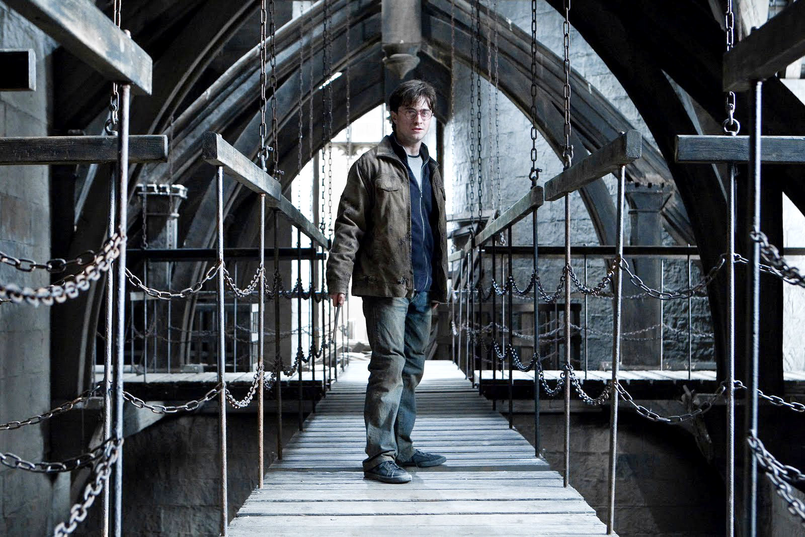 Daniel Radcliffe stars as Harry Potter in Warner Bros. Pictures' Harry Potter and the Deathly Hallows: Part II (2011)