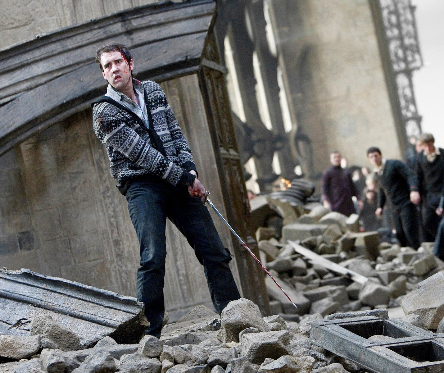 Matthew Lewis stars as Neville Longbottom in Warner Bros. Pictures' Harry Potter and the Deathly Hallows: Part II (2011)