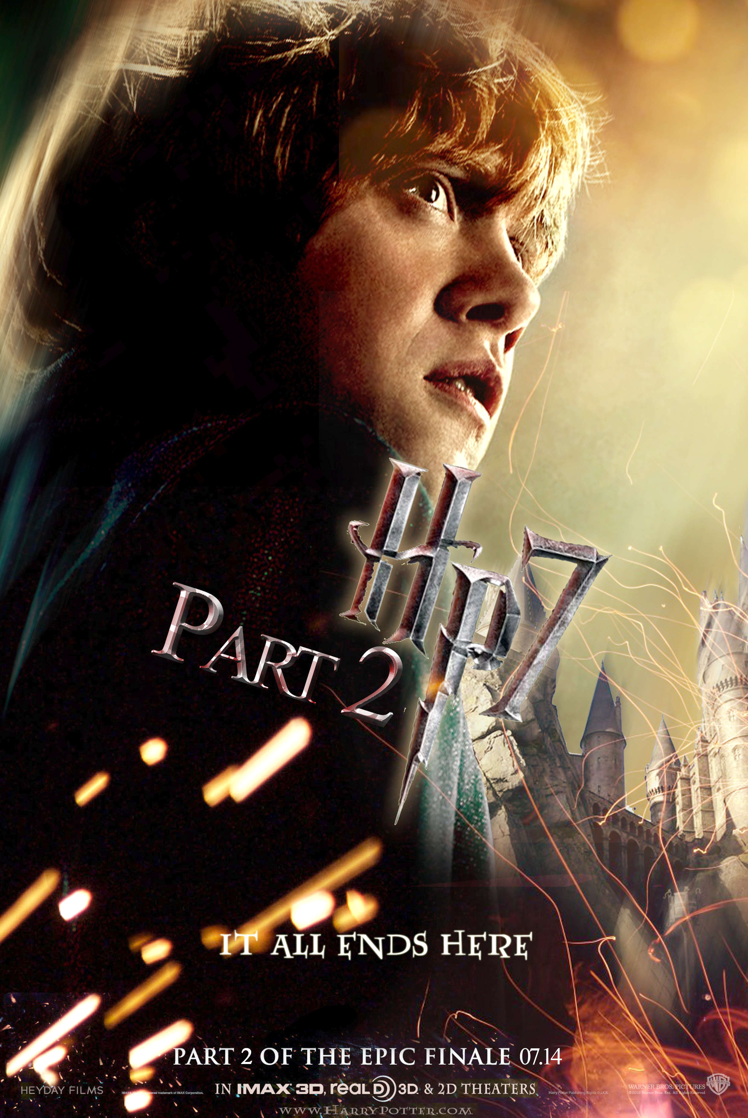 Poster of Warner Bros. Pictures' Harry Potter and the Deathly Hallows: Part II (2011)