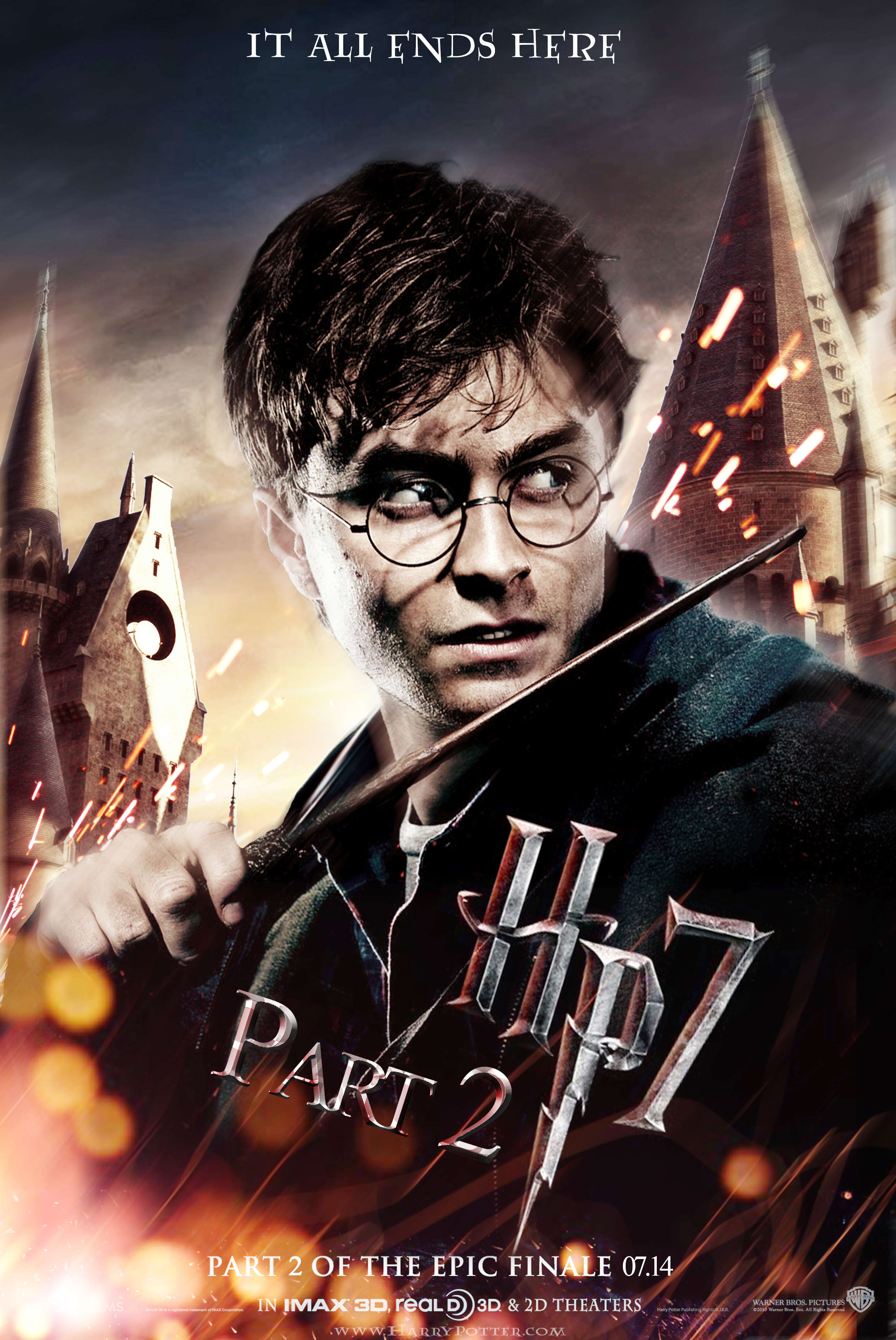 Poster of Warner Bros. Pictures' Harry Potter and the Deathly Hallows: Part II (2011)