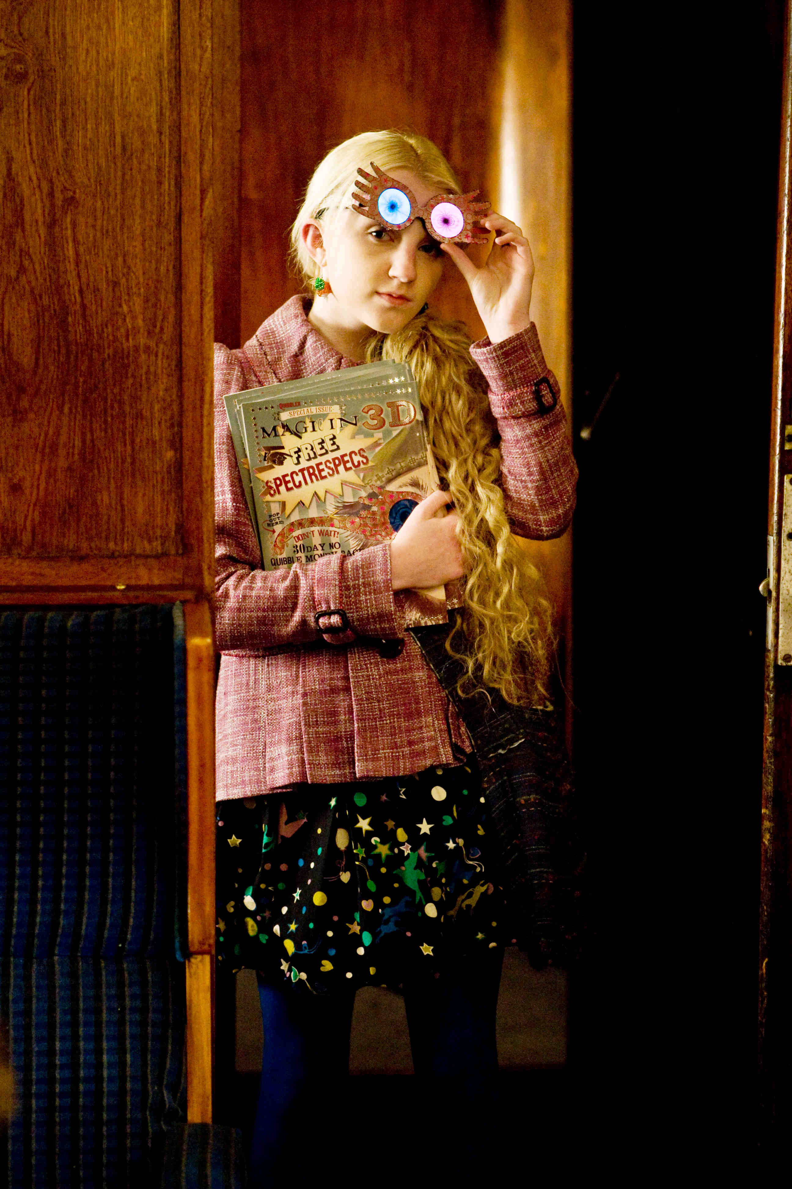 Evanna Lynch stars as Luna Lovegood in Warner Bros Pictures' Harry Potter and the Half-Blood Prince (2009)