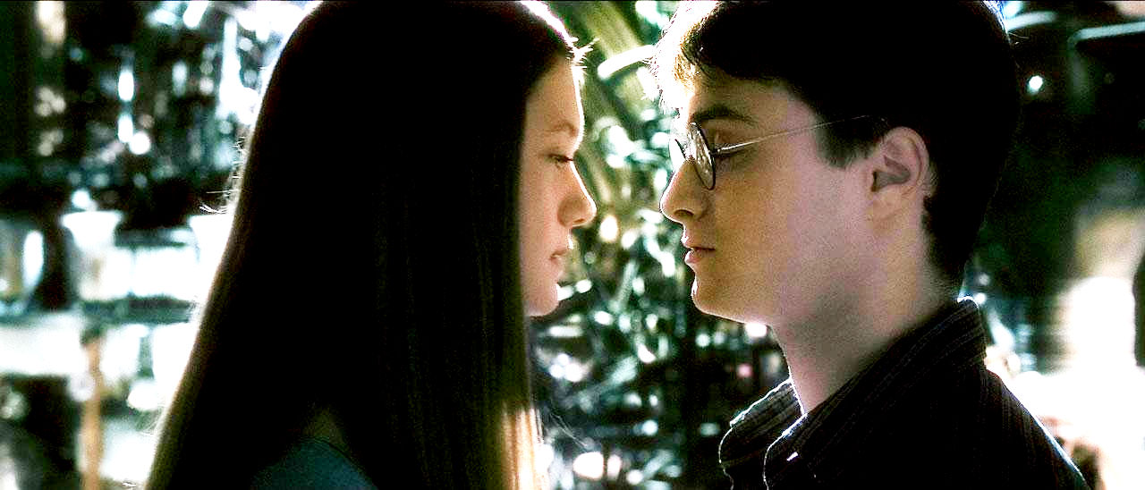 Bonnie Wright stars as Ginny Weasley and Daniel Radcliffe stars as Harry Potter in Warner Bros Pictures' Harry Potter and the Half-Blood Prince (2009)