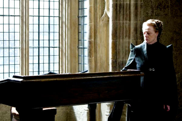 Maggie Smith stars as Minerva McGonagall in Warner Bros Pictures' Harry Potter and the Half-Blood Prince (2009)