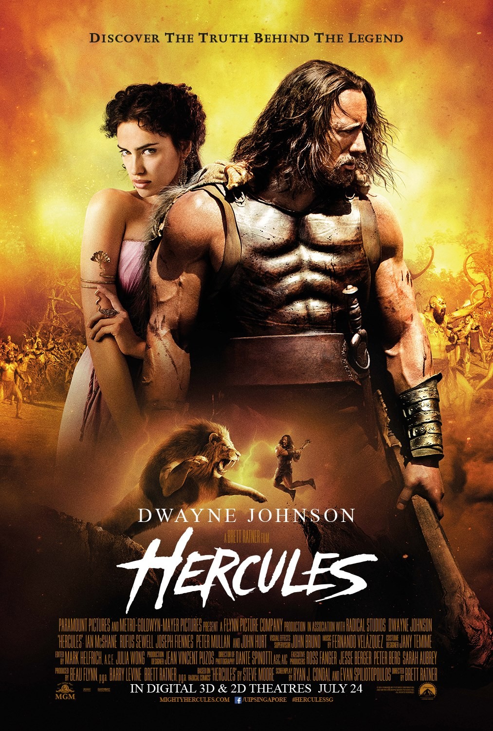 Poster of Paramount Pictures' Hercules (2014)