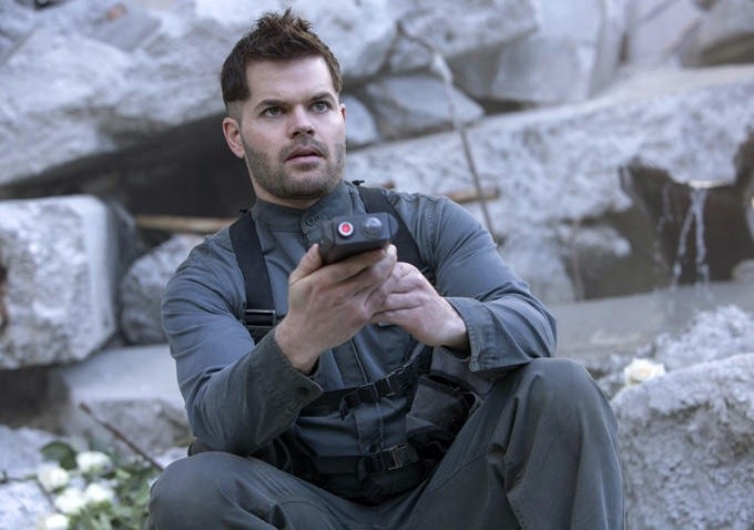 Wes Chatham stars as Castor in Lionsgate Films' The Hunger Games: Mockingjay, Part 1 (2014)
