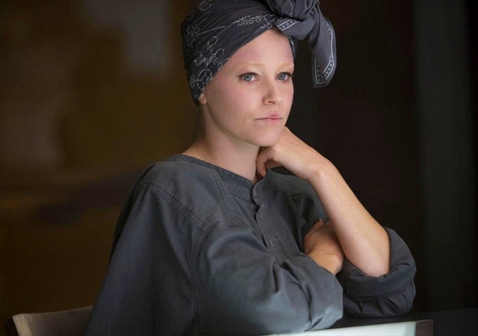 Elizabeth Banks stars as Effie Trinket in Lionsgate Films' The Hunger Games: Mockingjay, Part 1 (2014)