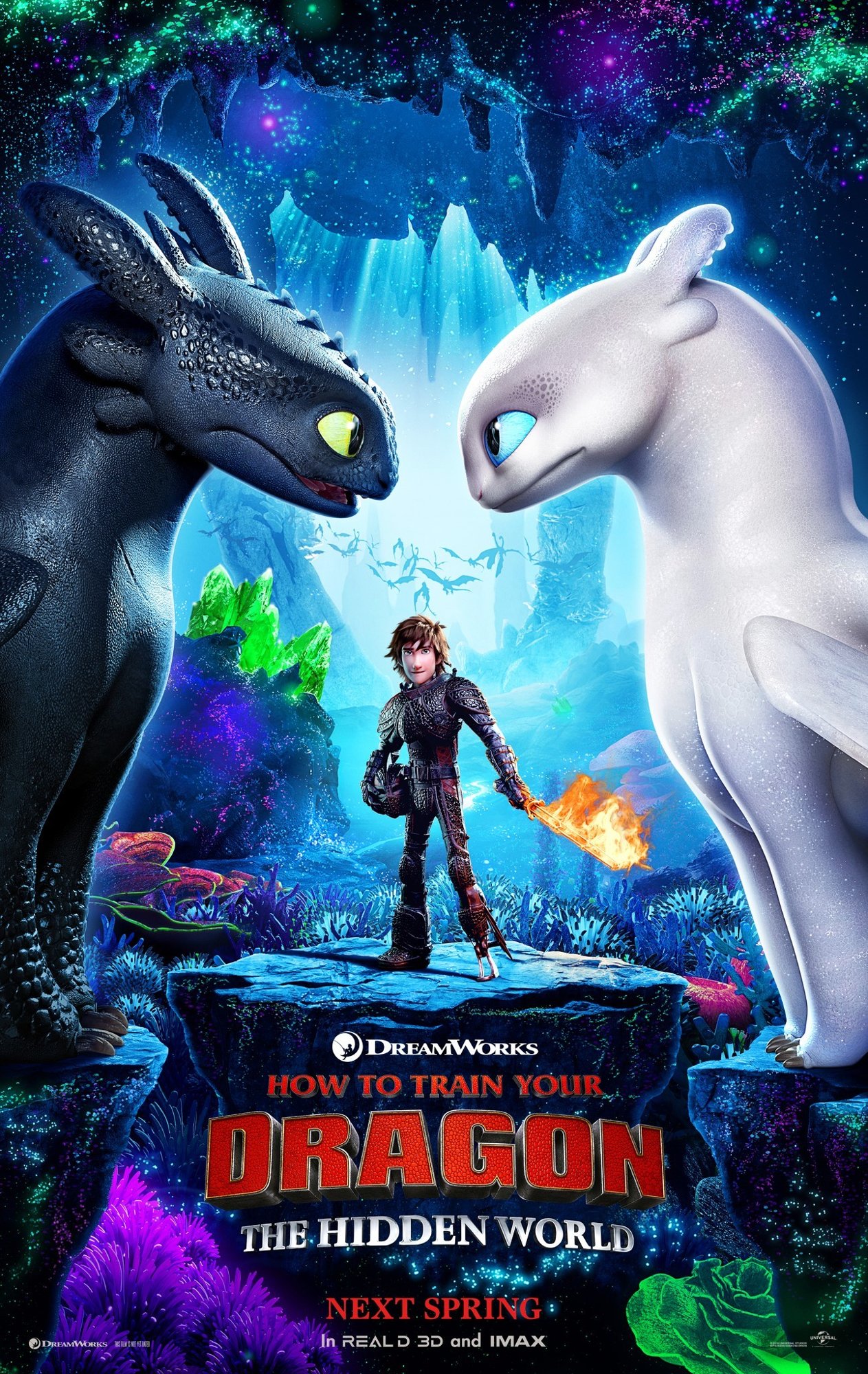 Poster of Universal Pictures' How to Train Your Dragon: The Hidden World (2019)