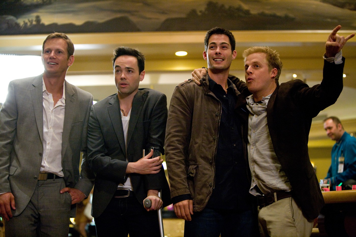 Kip Pardue, John Hensley, Brian Hallisay and Skyler Stone in Sony Pictures Home Entertainment's Hostel: Part III (2011)