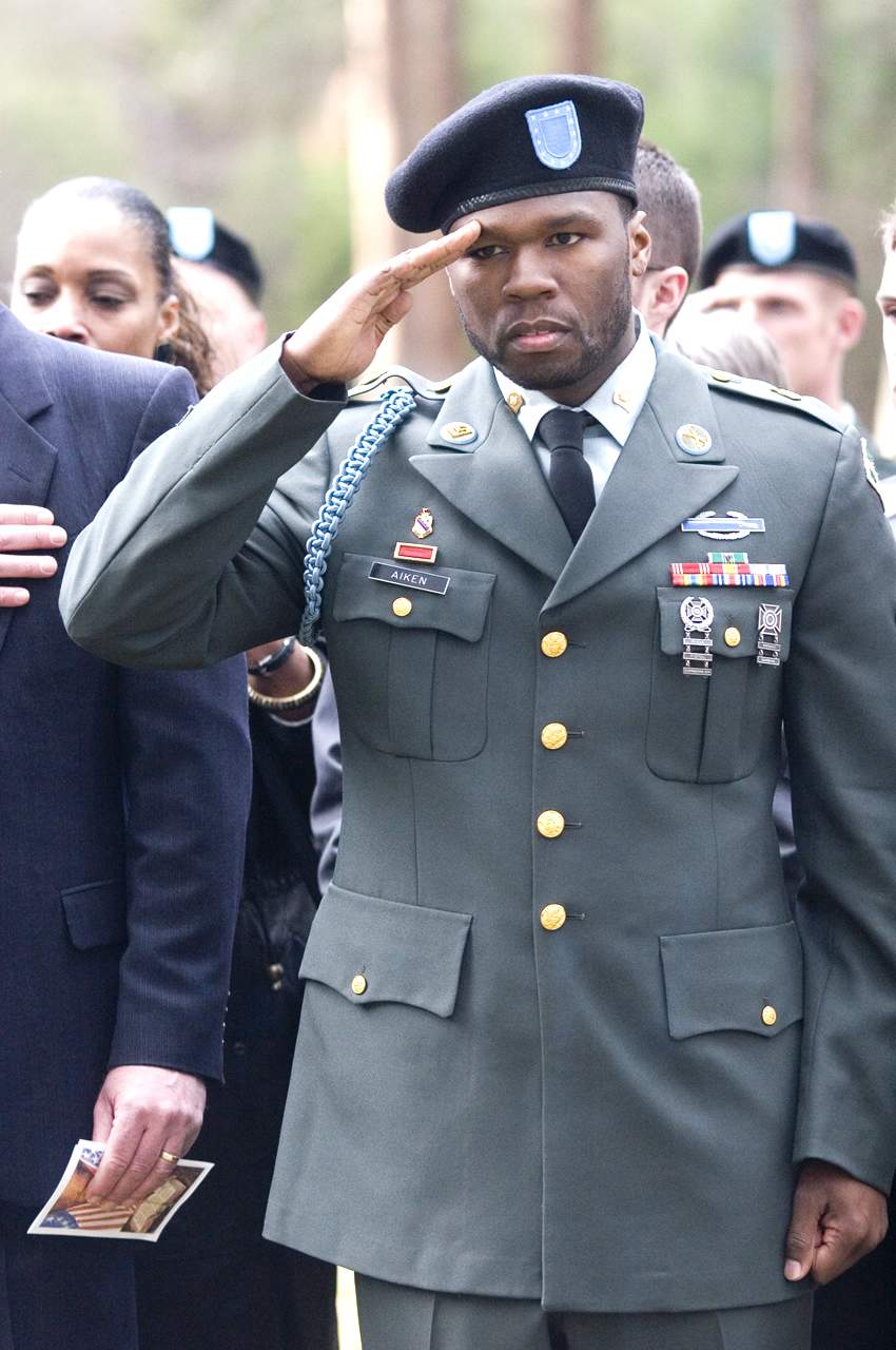 50 Cent as Jamal Aiken in MGM's Home of the Brave (2006)
