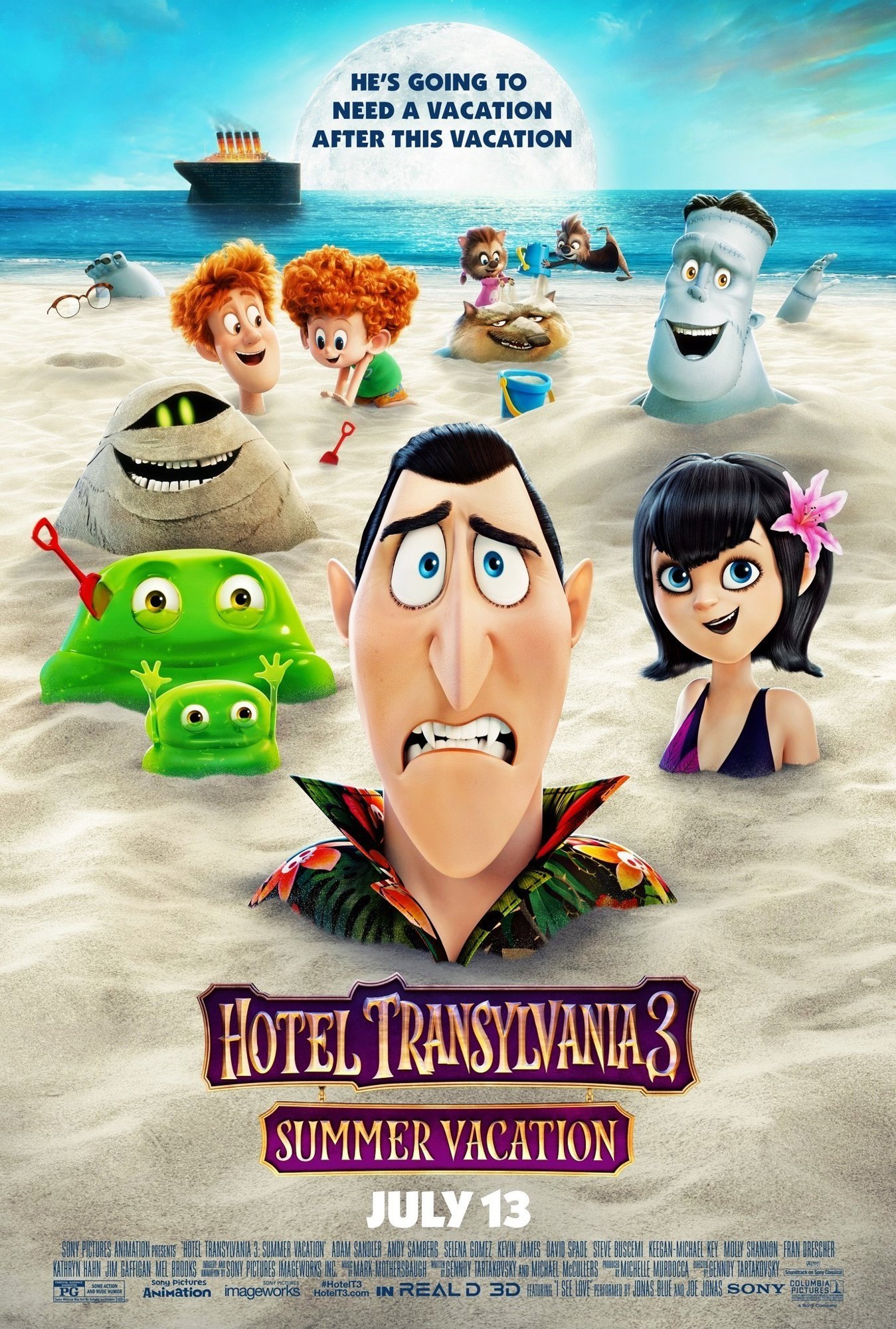 Poster of Columbia Pictures' Hotel Transylvania 3: Summer Vacation (2018)