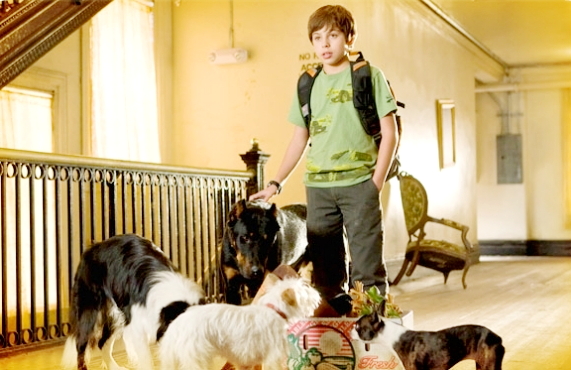 Jake T. Austin stars as Bruce in DreamWorks' Hotel for Dogs (2009)