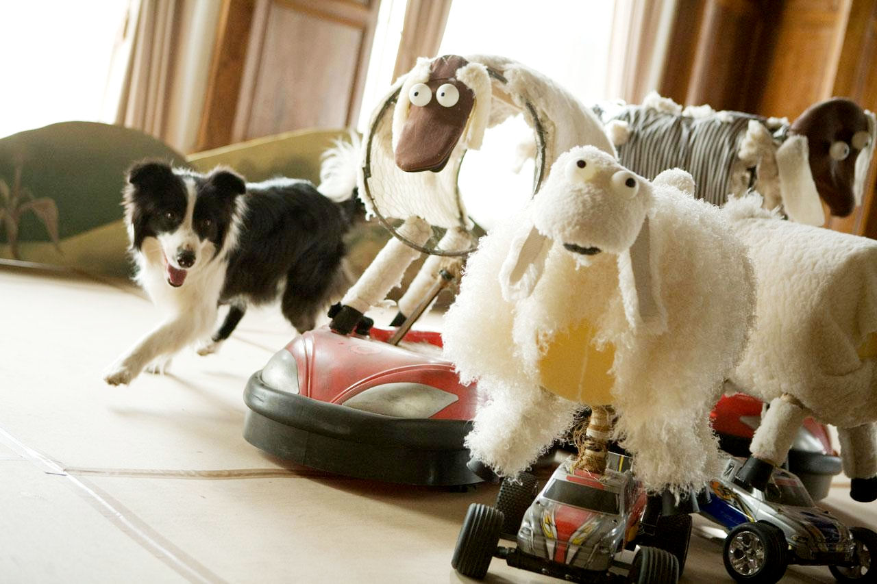 A scene from DreamWorks' Hotel for Dogs (2009)