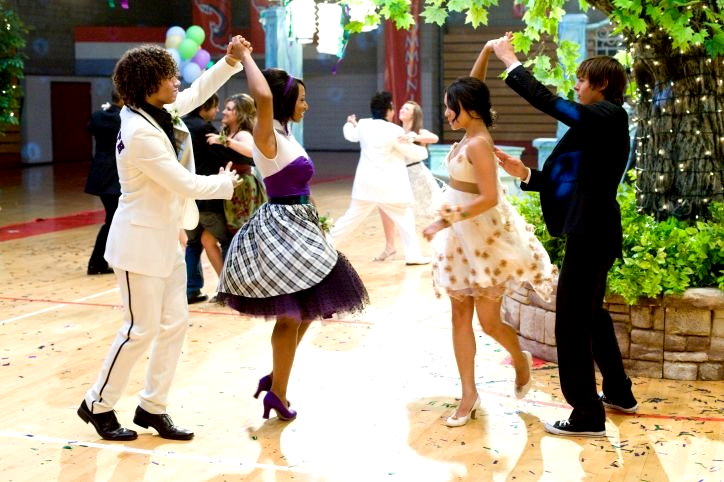 Corbin Bleu, Monique Coleman, Vanessa Hudgens and Zac Efron in Walt Disney Pictures' High School Musical 3: Senior Year (2008)