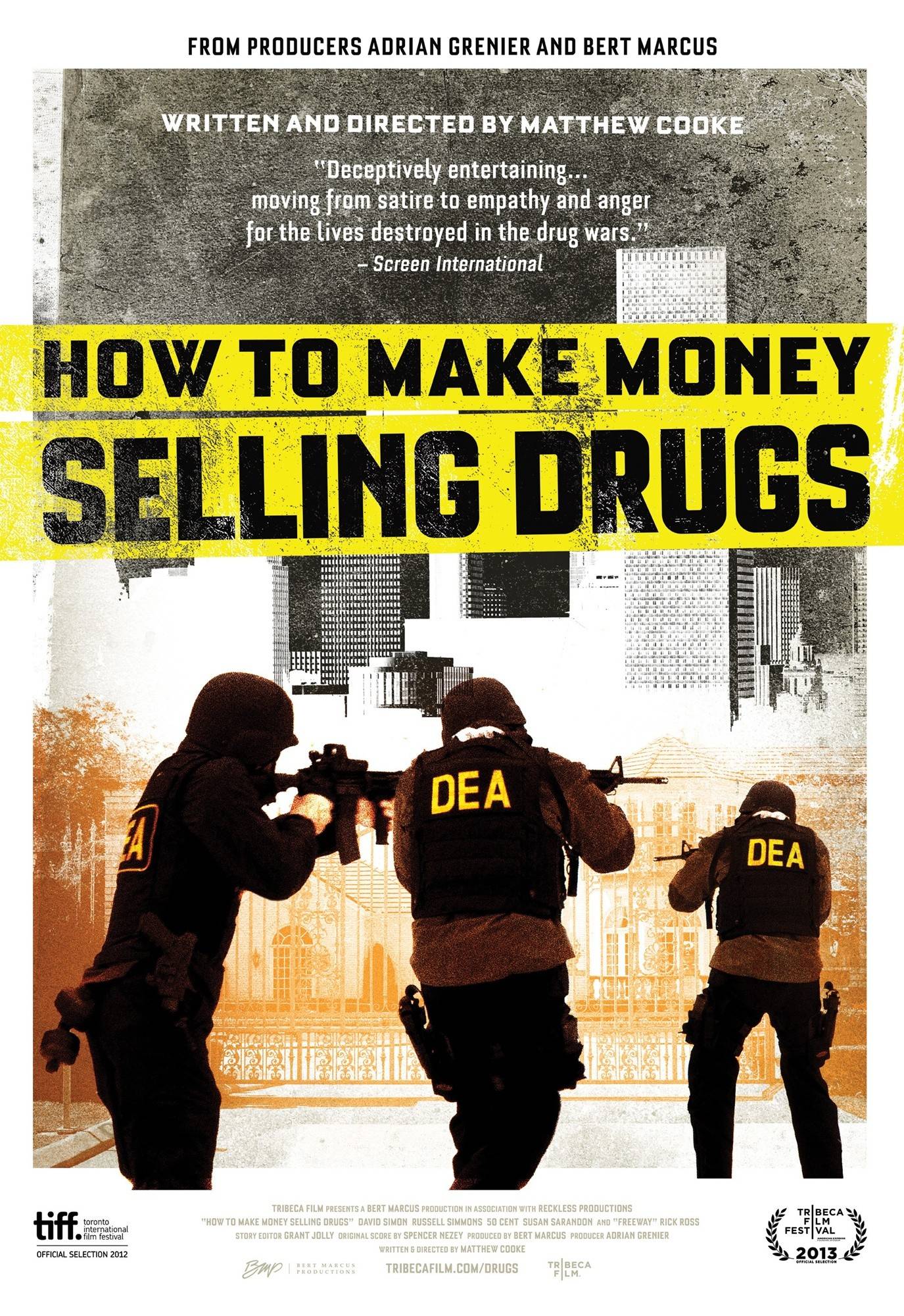 Poster of Tribeca Film's How to Make Money Selling Drugs (2013)