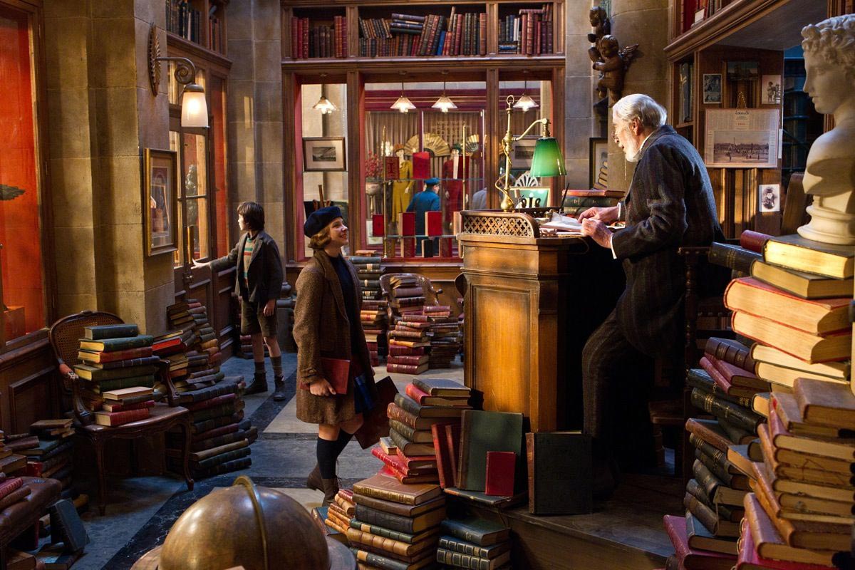 Asa Butterfield, Chloe Moretz and Christopher Lee in Paramount Pictures' Hugo (2011)