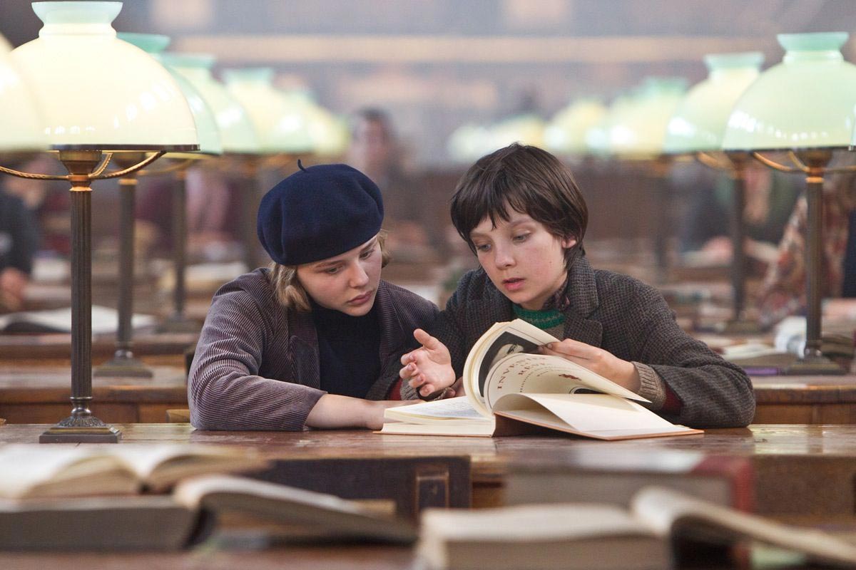 Chloe Moretz stars as Isabelle and Asa Butterfield stars as Hugo Cabret in Paramount Pictures' Hugo (2011)