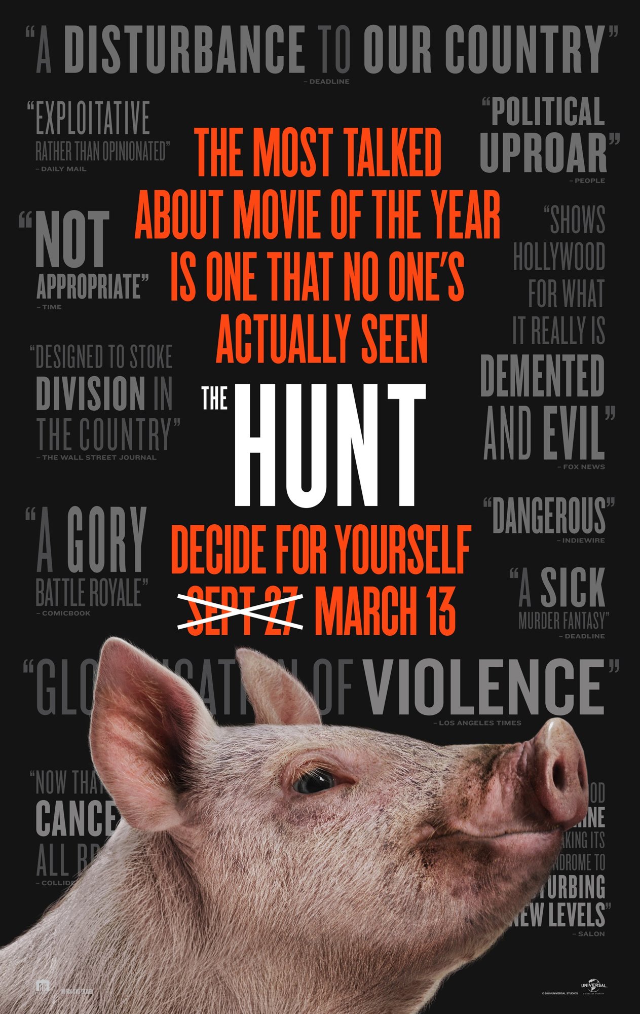 Poster of Universal Pictures' The Hunt (2020)