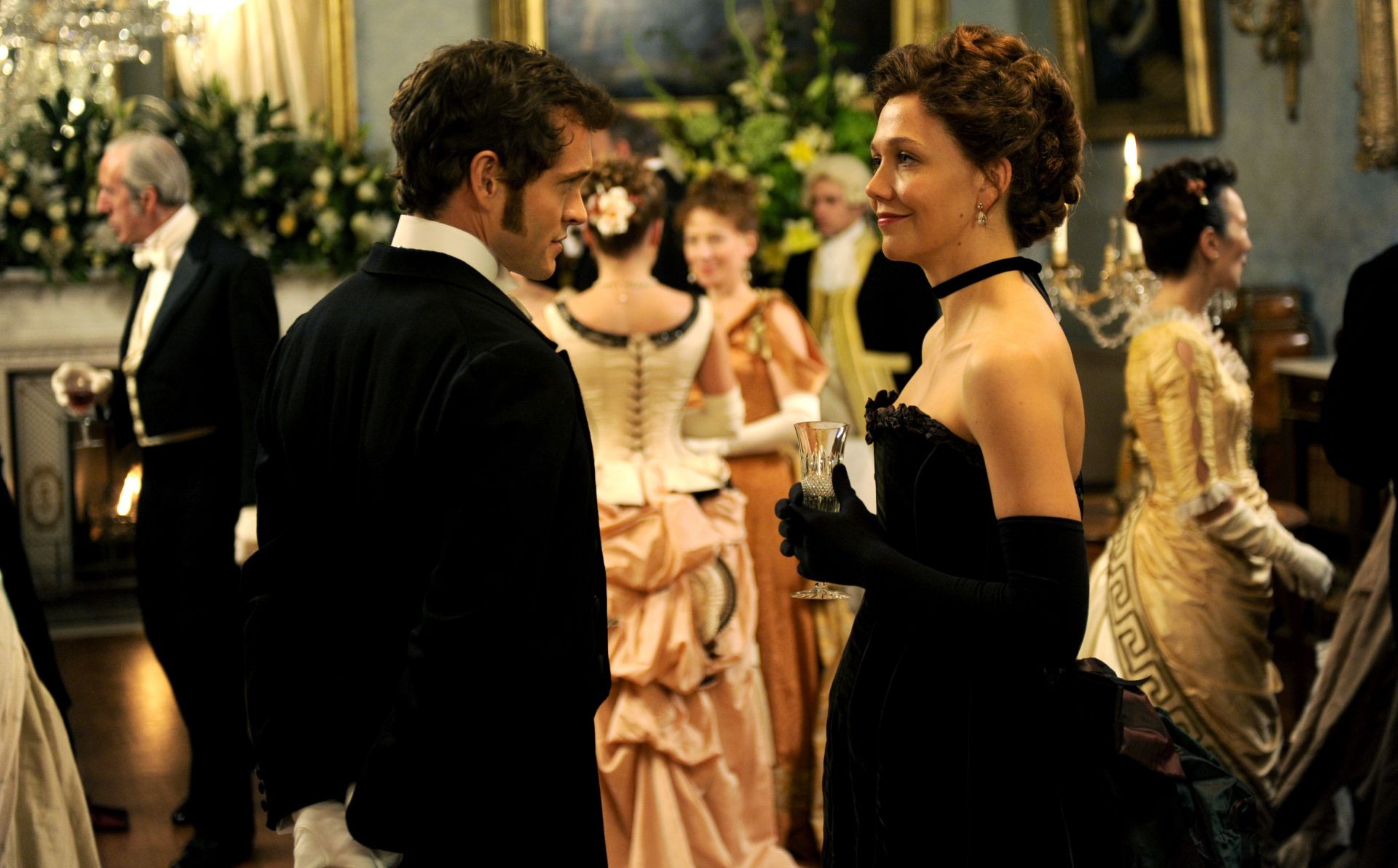 Hugh Dancy stars as Mortimer Granville and Maggie Gyllenhaal stars as Charlotte Dalrymple in Sony Pictures Classics' Hysteria (2012)