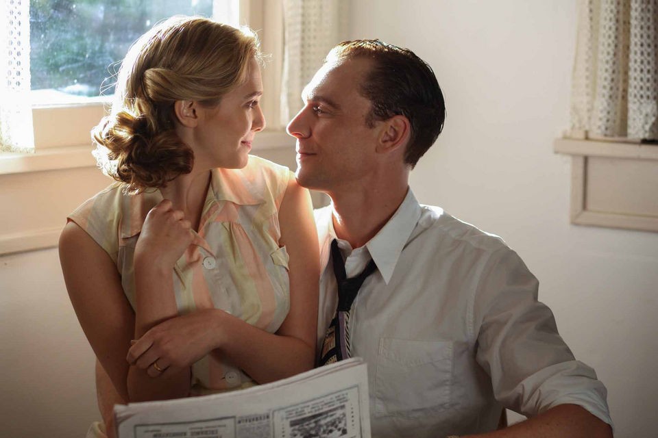 Elizabeth Olsen stars as Audrey Mae Williams and Tom Hiddleston stars as Hank Williams in Sony Pictures Classics' I Saw the Light (2016)
