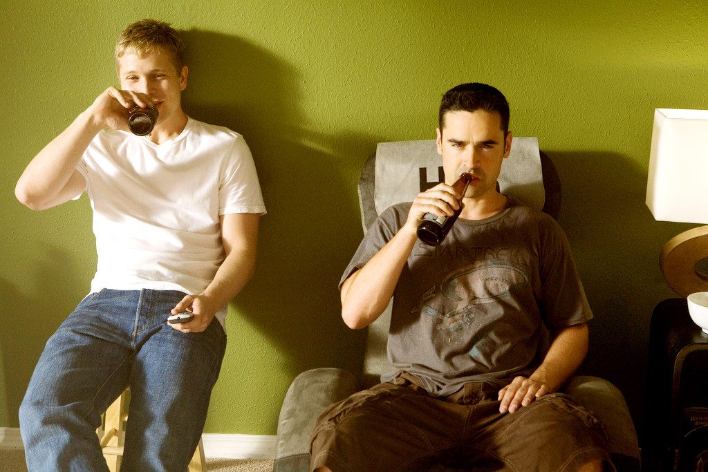 Matt Czuchry stars as Tucker Max and Jesse Bradford stars as Drew in Freestyle Releasing's I Hope They Serve Beer in Hell (2009)
