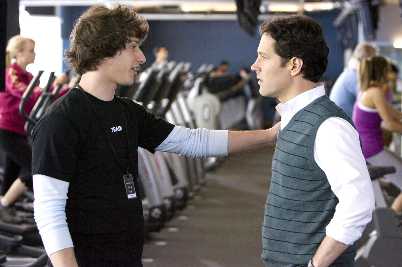 Andy Samberg stars as Robby Klaven and Paul Rudd stars as Peter Klaven in DreamWorks Pictures' I Love You, Man (2009)