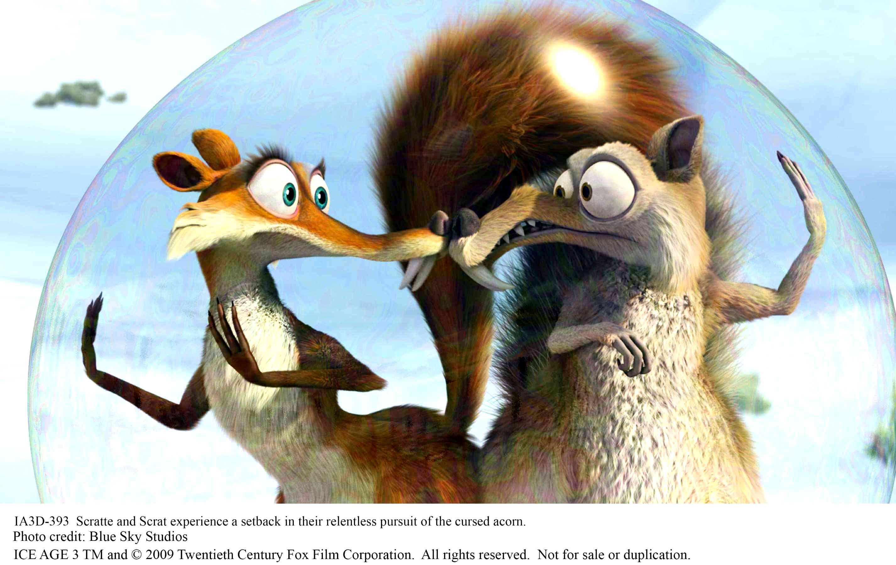 A scene from The 20th Century Fox's Ice Age: Dawn of the Dinosaurs (2009)