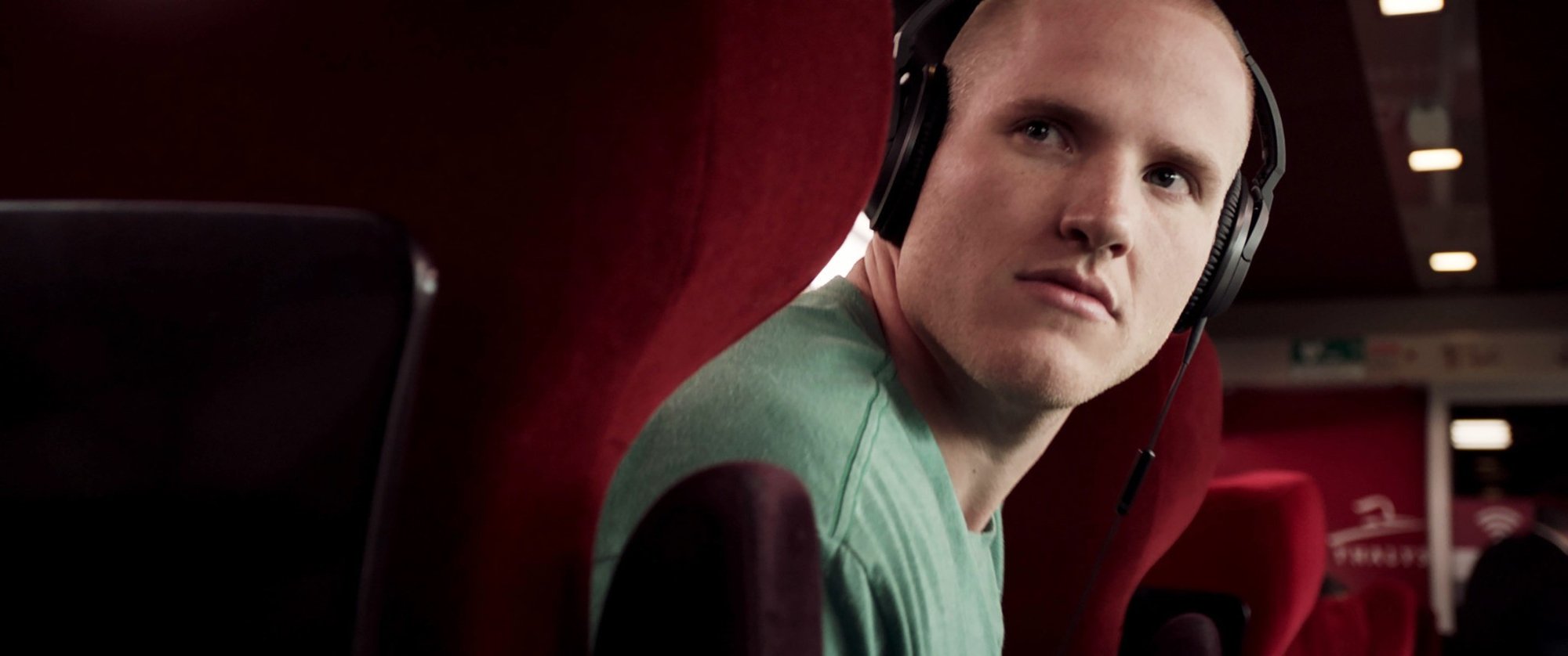 Spencer Stone stars as Airman Spencer Stone in Warner Bros. Pictures' The 15:17 to Paris (2018)