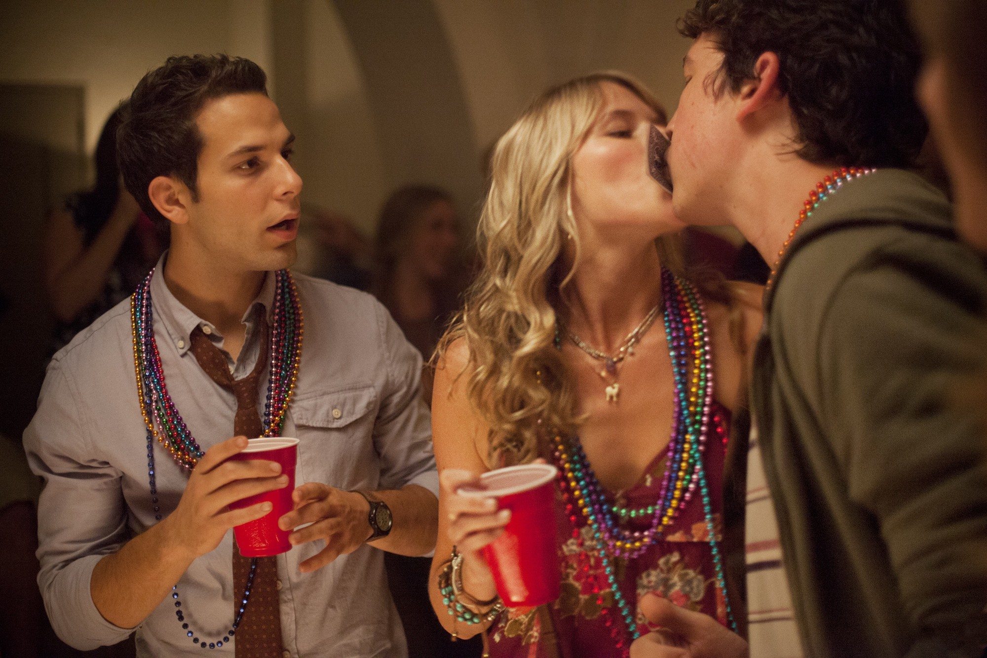 Skylar Astin, Sarah Wright and Miles Teller in Relativity Media's 21 and Over (2013)