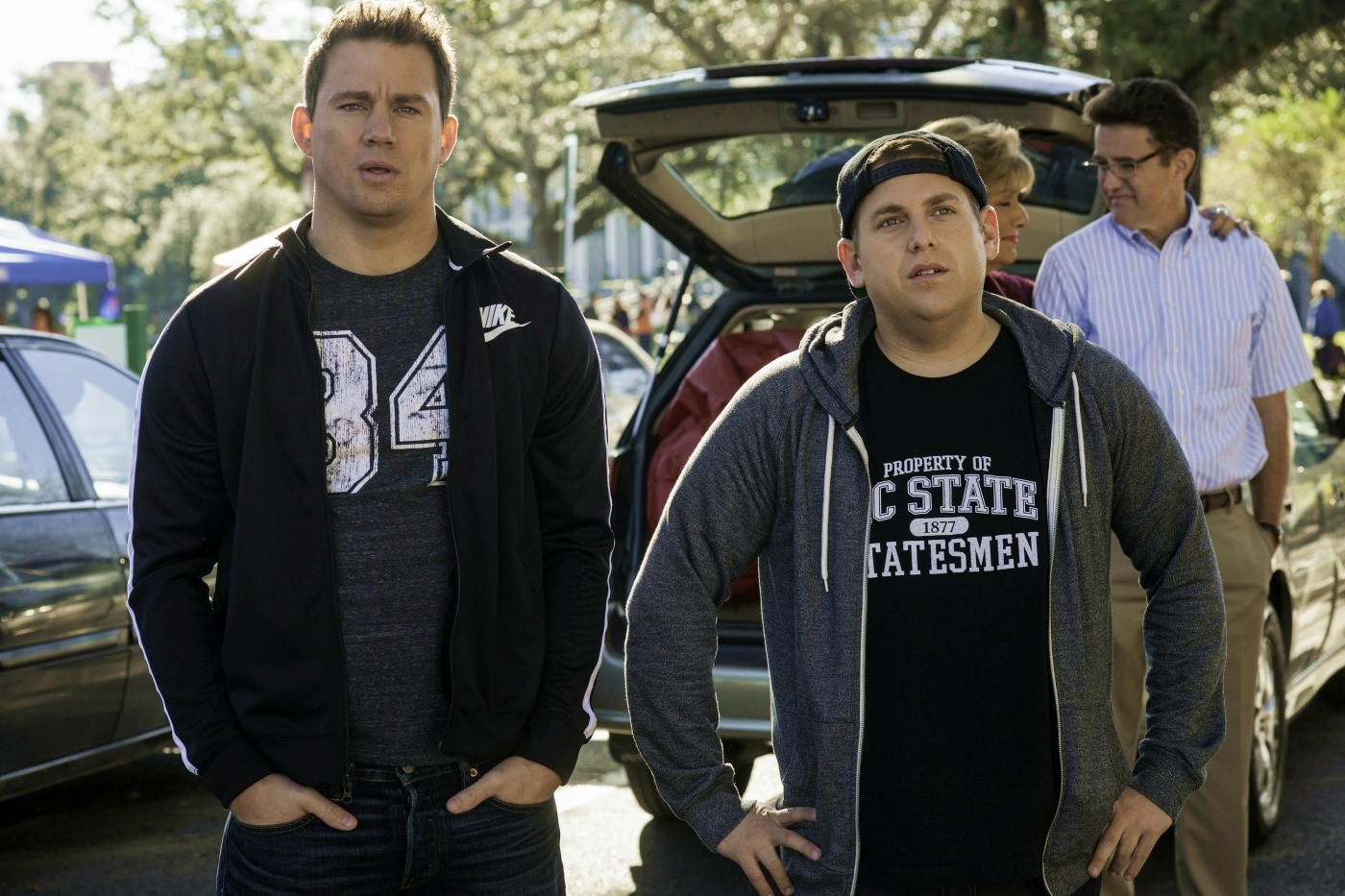 Channing Tatum stars as Jenko and Jonah Hill stars as Schmidt in Columbia Pictures' 22 Jump Street (2014)