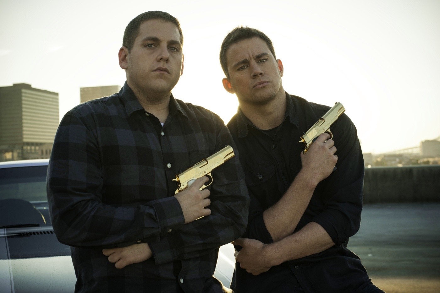 Jonah Hill stars as Schmidt and Channing Tatum stars as Jenko in Columbia Pictures' 22 Jump Street (2014)