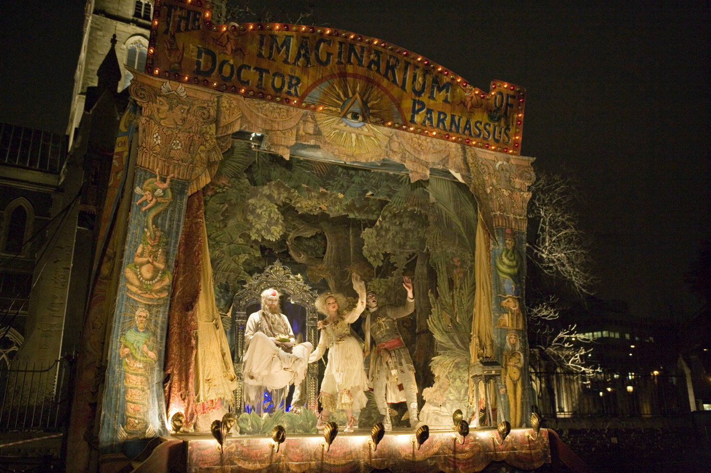 Christopher Plummer stars as Dr. Parnassus and Lily Cole stars as Valentina in Sony Pictures Classics' The Imaginarium of Doctor Parnassus (2009)