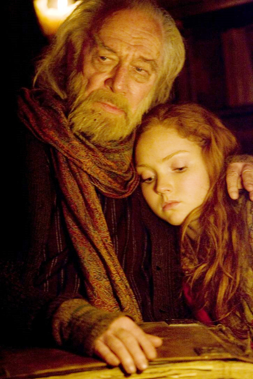 Christopher Plummer stars as Dr. Parnassus and Lily Cole stars as Valentina in Sony Pictures Classics' The Imaginarium of Doctor Parnassus (2009)