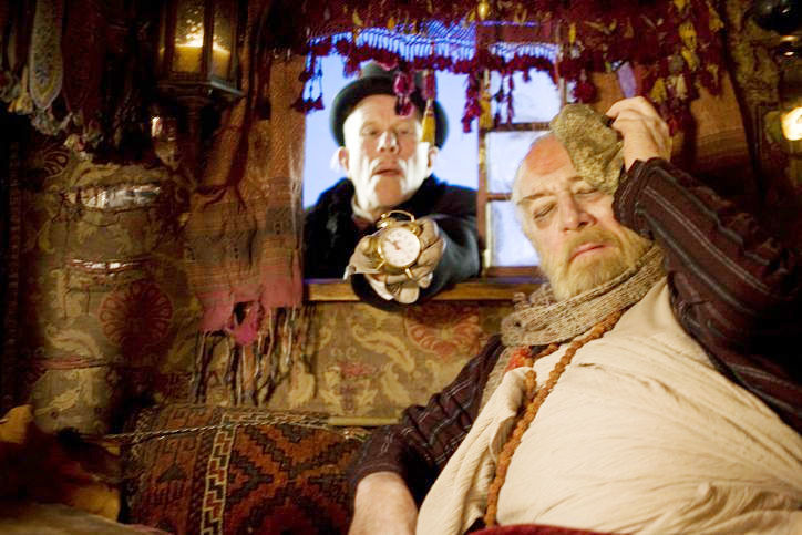 Tom Waits stars as Mr. Nick and Christopher Plummer stars as Dr. Parnassus in Sony Pictures Classics' The Imaginarium of Doctor Parnassus (2009)