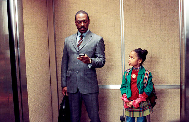 Eddie Murphy stars as Evan and Yara Shahidi stars as Olivia in Paramount Pictures' Imagine That (2009). Photo credit by Bruce McBroom.