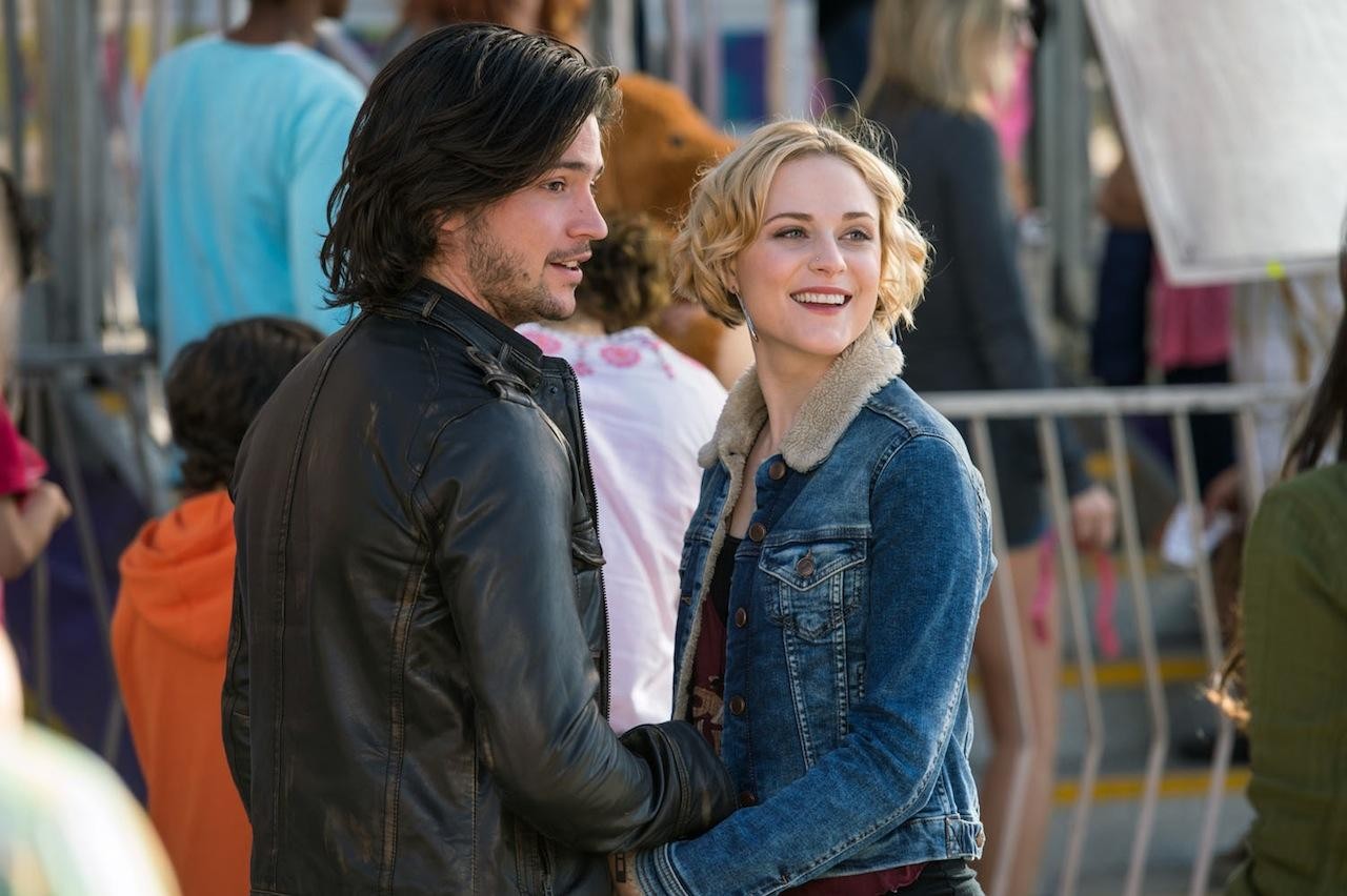 Thomas McDonell and Evan Rachel Wood in Vision Films' 10 Things I Hate About Life (2014)
