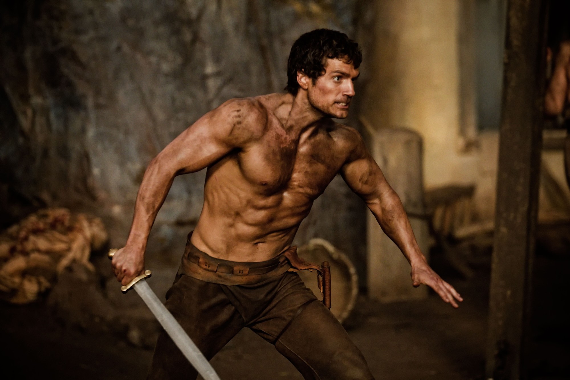 Henry Cavill stars as Theseus in Relativity Media's Immortals (2011)