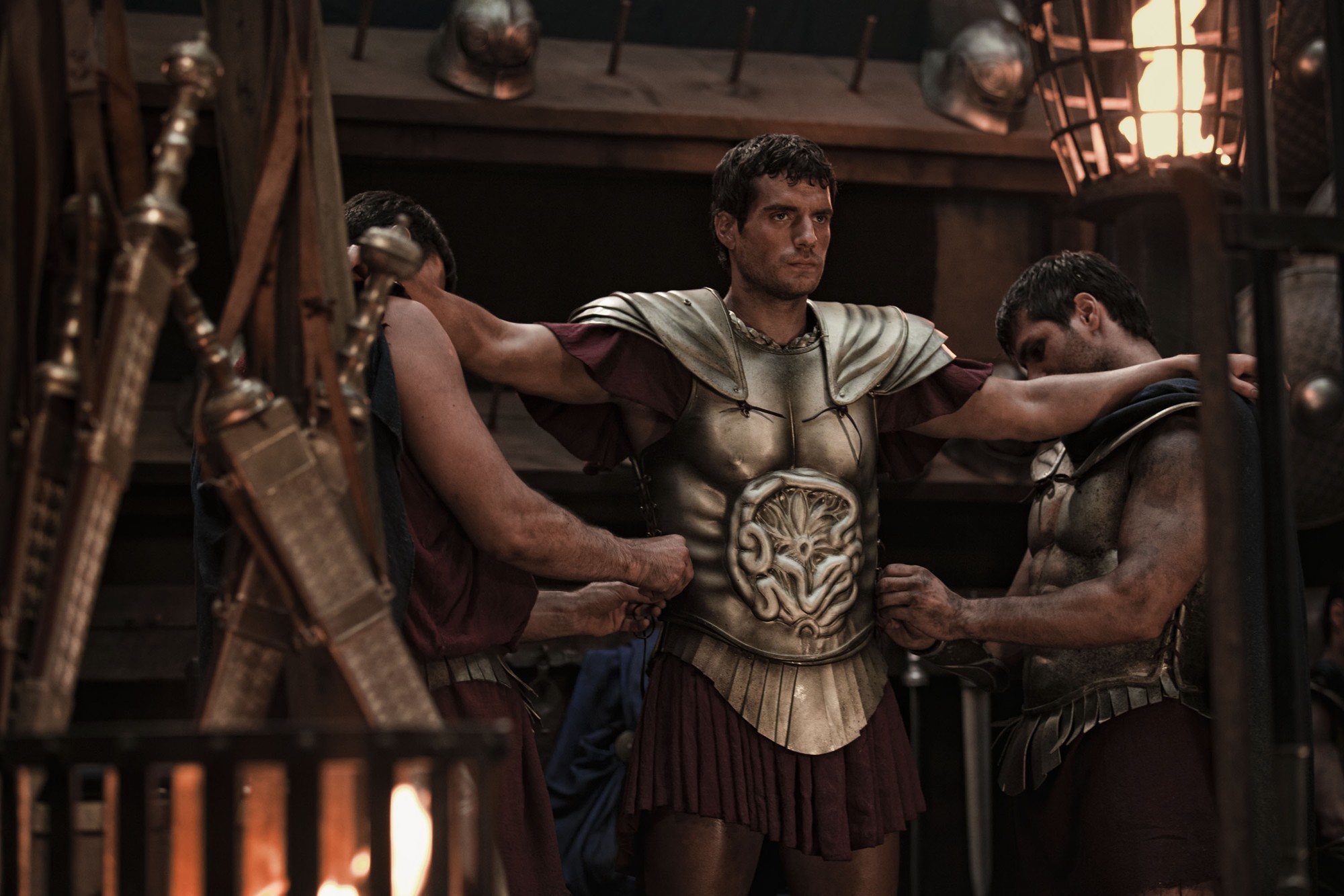 Henry Cavill stars as Theseus in Relativity Media's Immortals (2011)