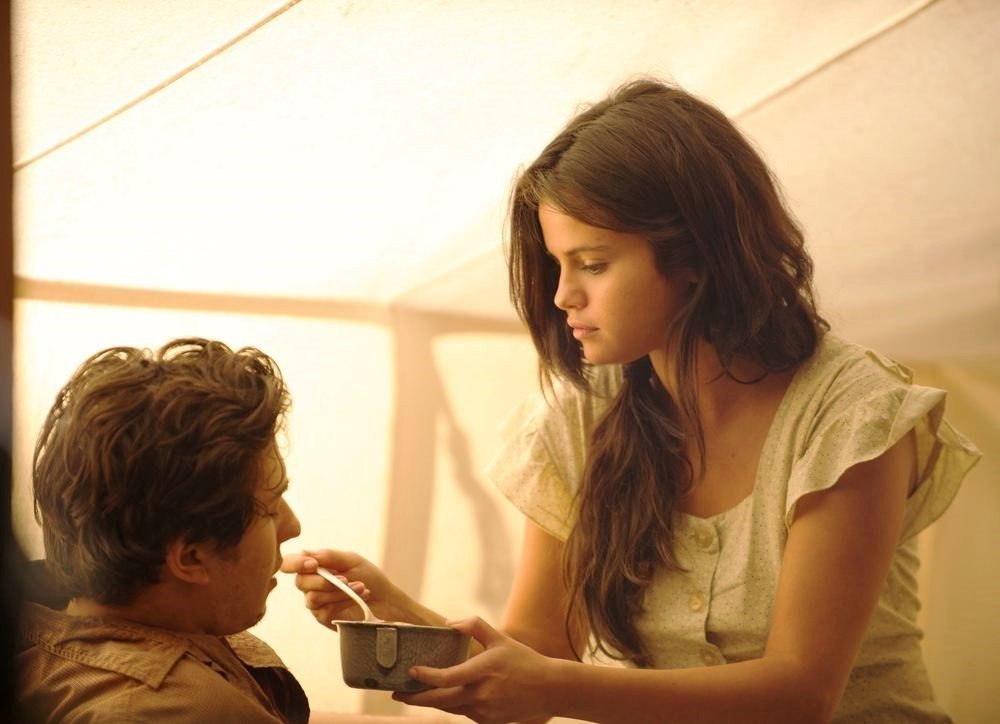 Nat Wolff stars as Jim and Selena Gomez stars as Lisa in Momentum Pictures' In Dubious Battle (2017)