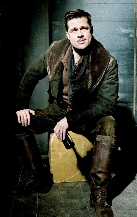 Brad Pitt stars as Lieutenant Aldo Raine in The Weinstein Company's Inglourious Basterds (2009)