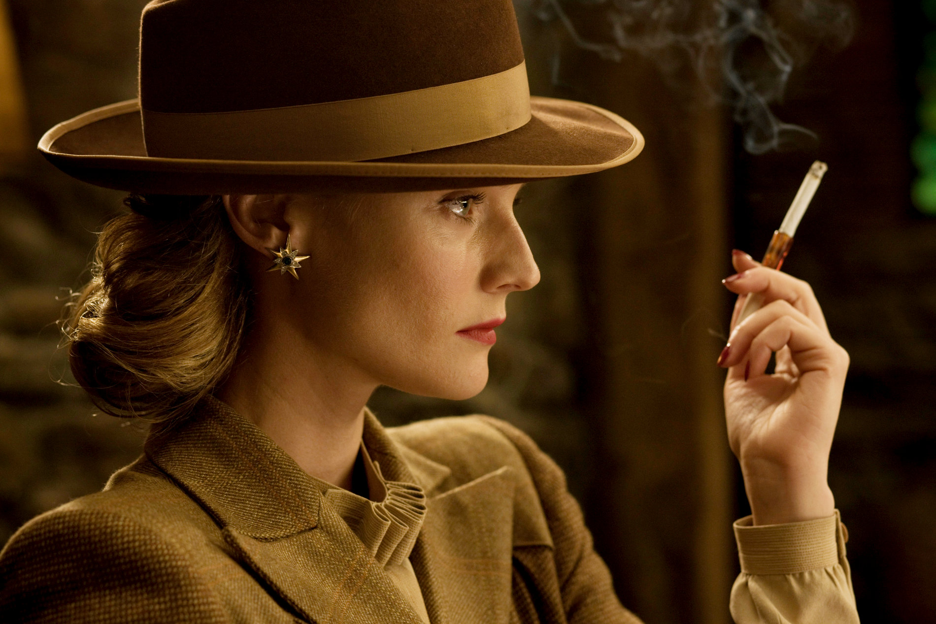 Diane Kruger stars as Bridget von Hammersmark in The Weinstein Company's Inglourious Basterds (2009)