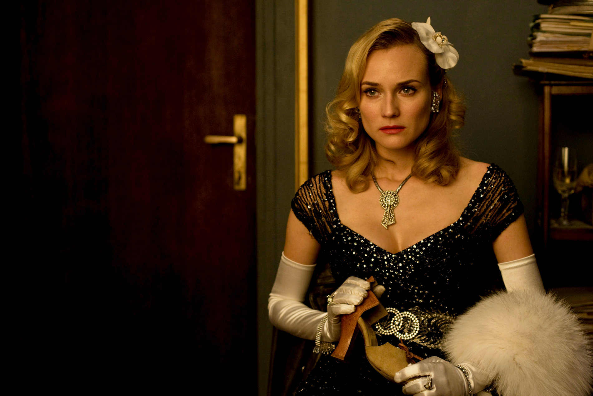 Diane Kruger stars as Bridget von Hammersmark in The Weinstein Company's Inglourious Basterds (2009)