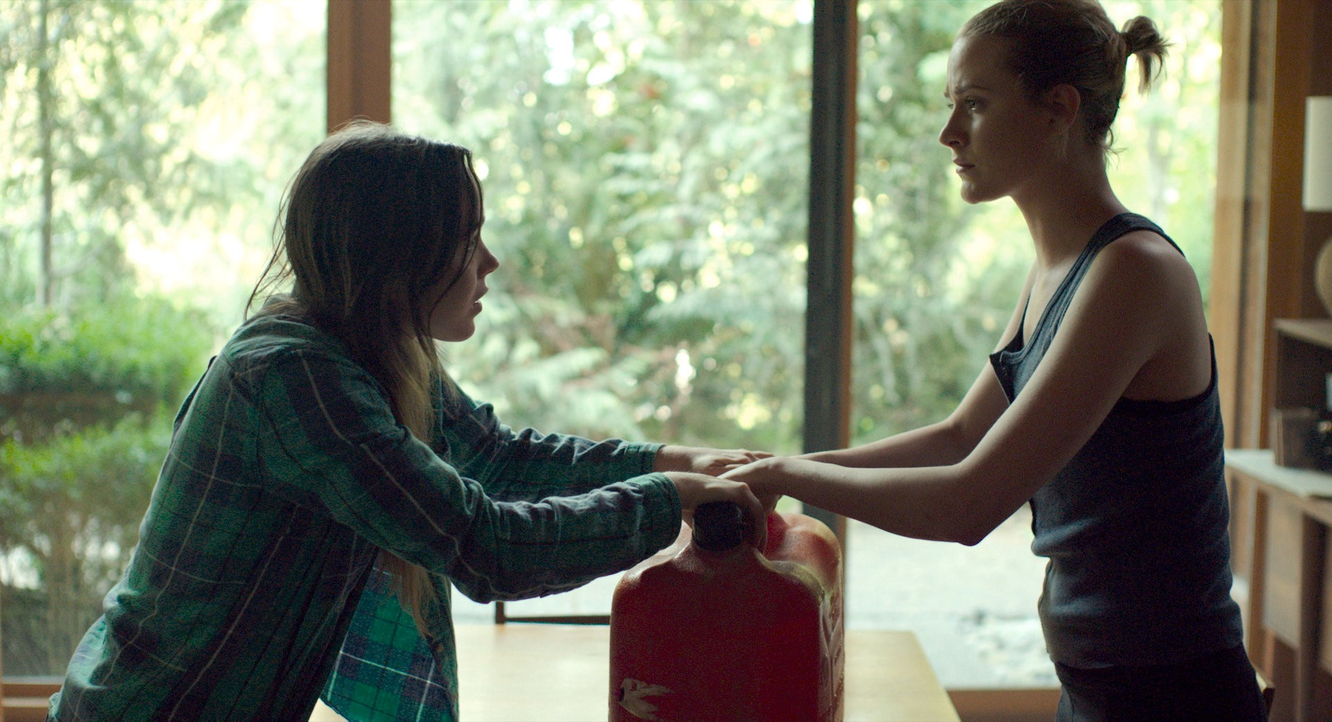 Ellen Page and Evan Rachel Wood in A24's Into the Forest (2016)