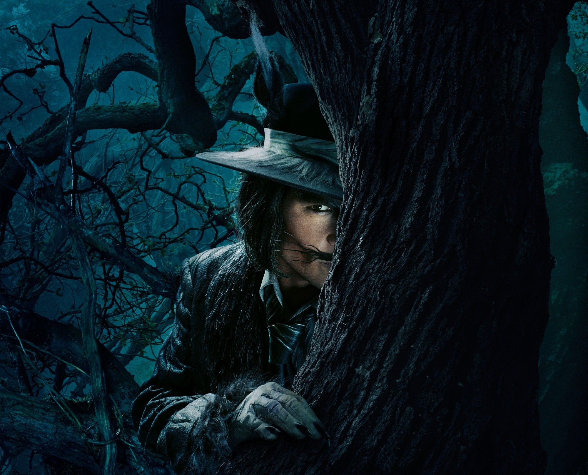 Johnny Depp stars as The Wolf in Walt Disney Pictures' Into the Woods (2014)